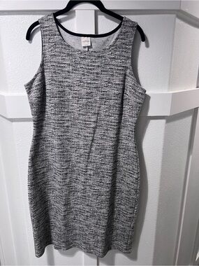 kaileigh morton knit dress | Dresses | Nwt Kaileigh Stitch Fix Gray White Striped Sleeveless Size M february_drop01